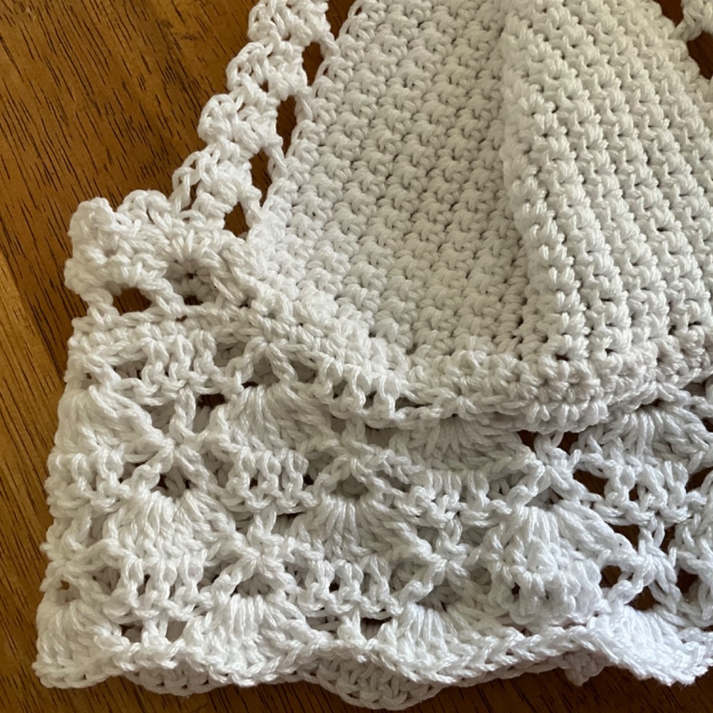 Handmade Halter Small Crochet Hippie Bralette Tank Top Off the shoulder - Picture 9 of 9